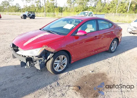 2019 Hyundai Elantra Sel z USA, uszkodzony, nr VIN KMHD84LF3KU743521